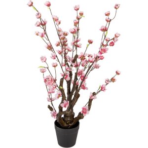 Clayre & Eef 6PL0372 Albero decorativo rosa 18x18x70 cm Plastica