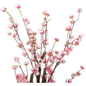 Clayre & Eef 6PL0372 Albero decorativo rosa 18x18x70 cm Plastica