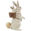 Clayre & Eef 6PR4397 Coniglio decorativo Beige Rosa in poliresina 10x9x16 cm