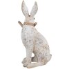 Clayre & Eef 6PR5152 Coniglio decorativo grigio 14x10x26 cm in poliresina stile country