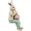 Clayre & Eef 6PR4393 Coniglio decorativo beige giallo stile country 7x5x14 cm