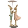 Clayre & Eef 6PR4421 Coniglio decorativo Beige Rosa 12x10x26 cm Romantico