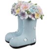 Clayre & Eef 6PR5180 Decorazione Stivali Blu 10x10x12 cm Stile country