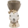 Clayre & Eef 6PR4402 Coniglio a coppa duovo Beige Brown Stile country 7x7x12 cm