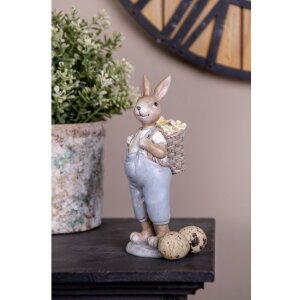 Clayre & Eef 6PR5249 Coniglio decorativo Beige Blu...