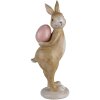Clayre & Eef 6PR5252 Coniglio decorativo Beige Rosa 10x12x31 cm Stile country