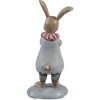 Clayre & Eef 6PR5259 Coniglio decorativo Beige Blu 6x5x13 cm