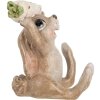Clayre & Eef 6PR5237 Coniglio decorativo beige 6x5x7 cm in poliresina