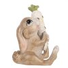 Clayre & Eef 6PR5238 Coniglio decorativo beige 6x5x7 cm in poliresina stile country