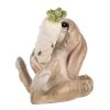 Clayre & Eef 6PR5238 Coniglio decorativo beige 6x5x7 cm in poliresina stile country