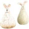 Clayre & Eef 6PR5268 Coniglio decorativo beige 10x9x14 cm stile country