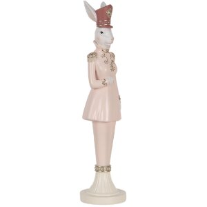 Clayre & Eef 6PR5117 Coniglio decorativo bianco rosa...