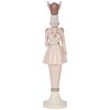 Clayre & Eef 6PR5117 Coniglio decorativo bianco rosa 11x11x44 cm stile country