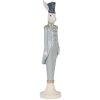 Clayre & Eef 6PR5118 Coniglio decorativo Bianco Blu 11x11x45 cm Stile Country