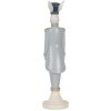 Clayre & Eef 6PR5119 Coniglio decorativo Bianco Blu 9x9x35 cm Stile Country