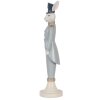 Clayre & Eef 6PR5119 Coniglio decorativo Bianco Blu 9x9x35 cm Stile Country