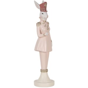 Clayre & Eef 6PR5120 Coniglio decorativo bianco rosa...