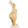 Clayre & Eef 6PR5236 Coniglio decorativo Beige Rosa 5x6x13 cm Stile Country