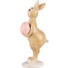 Clayre & Eef 6PR5236 Coniglio decorativo Beige Rosa 5x6x13 cm Stile Country