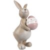 Clayre & Eef 6PR5253 Coniglio decorativo beige rosa 6x9x15 cm stile country