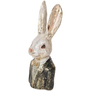 Clayre & Eef 6PR5488 Busto decorativo Coniglio Bianco...