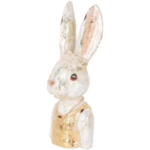 Clayre & Eef 6PR5489 Busto decorativo coniglio oro...