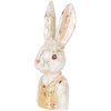 Clayre & Eef 6PR5489 Busto decorativo coniglio oro bianco 12x12x29 cm