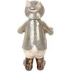 Clayre & Eef 6PR5496 Decorazione Coniglio con ciotola Beige 15x19x29 cm