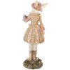 Clayre & Eef 6PR5507 Coniglio decorativo beige color oro 9x8x26 cm