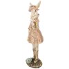 Clayre & Eef 6PR5507 Coniglio decorativo beige color oro 9x8x26 cm