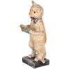 Clayre & Eef 6PR5078 Gatto decorativo beige color oro 12x11x27 cm