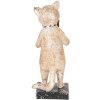 Clayre & Eef 6PR5078 Gatto decorativo beige color oro 12x11x27 cm