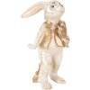 Clayre & Eef 6PR5095 Coniglio decorativo beige color oro 6x7x13 cm