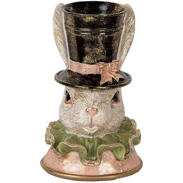 Clayre & Eef 6PR5133 Coniglio decorativo beige color oro 18x15x29 cm