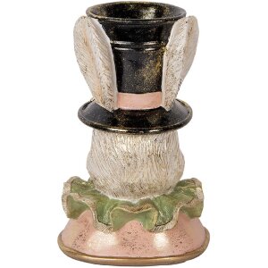 Clayre & Eef 6PR5133 Coniglio decorativo beige color oro 18x15x29 cm