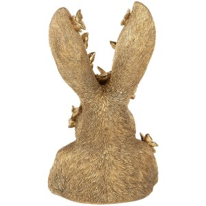Clayre & Eef 6PR5105 Coniglio decorativo color oro 21x20x34 cm