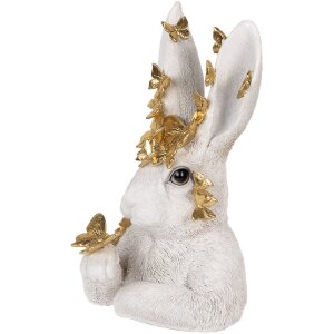 Clayre & Eef 6PR5106 Coniglio decorativo in oro...