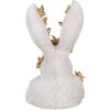 Clayre & Eef 6PR5106 Coniglio decorativo in oro bianco 21x20x34 cm