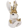 Clayre & Eef 6PR5106 Coniglio decorativo in oro bianco 21x20x34 cm