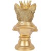 Clayre & Eef 6PR5108 Decorazione Busto di gatto color oro 20x19x37 cm