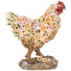 Clayre & Eef 6PR5113 Decorazione Pollo Marrone Rosa 27x16x31 cm