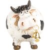Clayre & Eef 6PR5275 Mucca decorativa bianco nero 9x7x9 cm