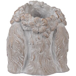 Clayre & Eef 6TE0556M Vaso di fiori Coniglio Beige Oro 16x18x18 cm