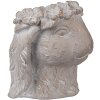 Clayre & Eef 6TE0556M Vaso di fiori Coniglio Beige Oro 16x18x18 cm