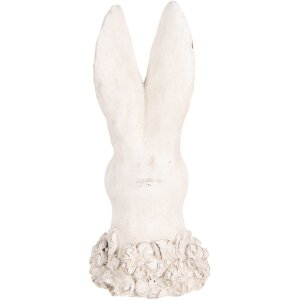 Clayre & Eef 6TE0558 Coniglio decorativo beige 11x11x24 cm Figurina in pietra antica