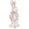 Clayre & Eef 6TE0563 Coniglio decorativo in pietra beige antico 11x8x24 cm