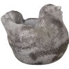 Clayre & Eef 6TE0564 Vaso per uccelli in pietra grigio 18x12x13 cm Stile country