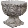 Clayre & Eef 6TE0567 Vaso da fiori Grigio Pietra Ø 20x17 cm Antico