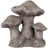 Clayre & Eef 6TE0569 Decorazione Funghi Grigio 16x12x15 cm