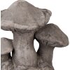 Clayre & Eef 6TE0569 Decorazione Funghi Grigio 16x12x15 cm